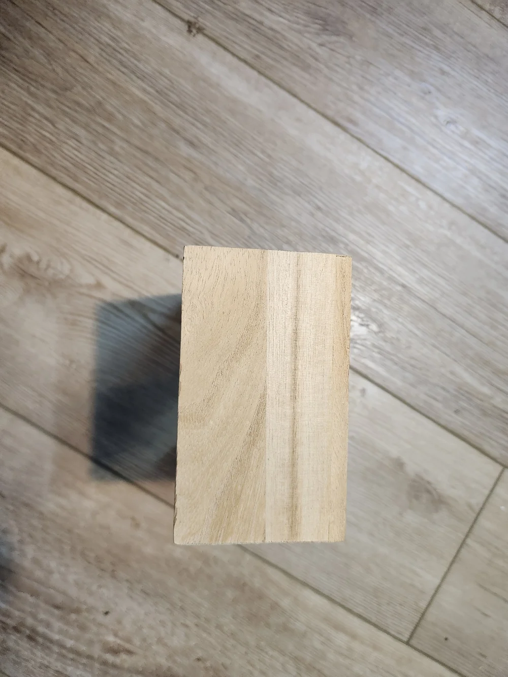 Wooden Dryer Sheets Box with Black Lettering